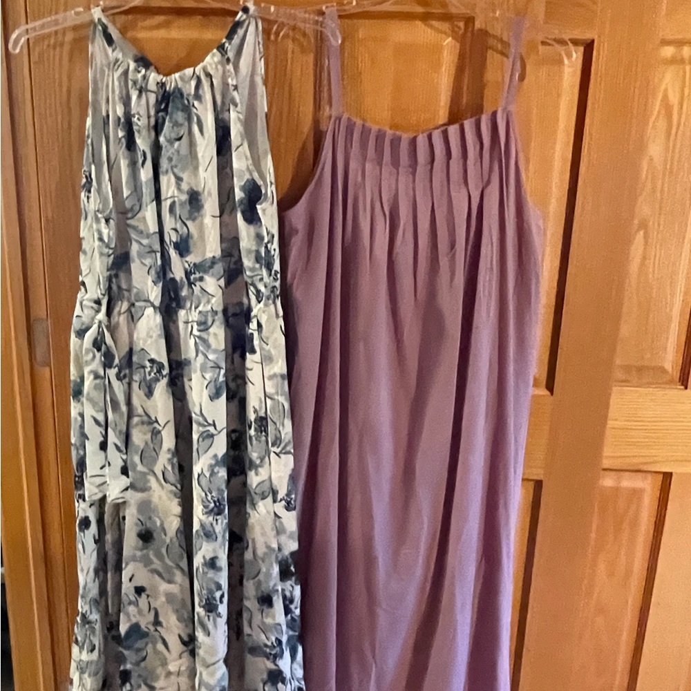 BloomChic Lavender Ruffle Dress